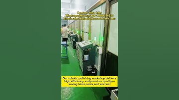 Robot polishing machine workshop #abrasives #factory