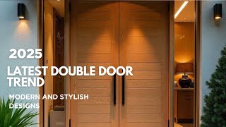 Latest Wooden Double Door Designs 2025 || Stylish \& Elegant Home Entrance Ideas