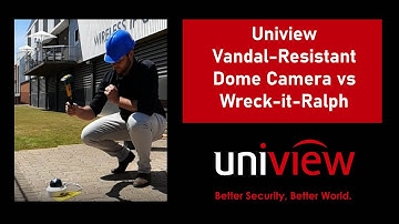 Uniview Vandal-Resistant Dome Camera vs Wreck-it-Ralph
