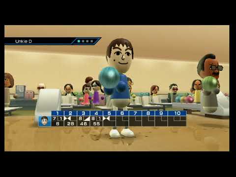 Nintendo Wii Wii Sports Bowling Gameplay 