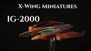Repainting an IG-2000 Starfighter flown by IG-88 from X-Wing in Six Minutes