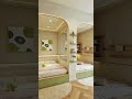Two kids, one room spacious and thoughtfully designed🌾💚#aesthetic #homedecor #children#kidsroom#fyp