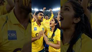 csk win frist match fans are very happy 😊#csk#msd#sunjusamson#babyabd