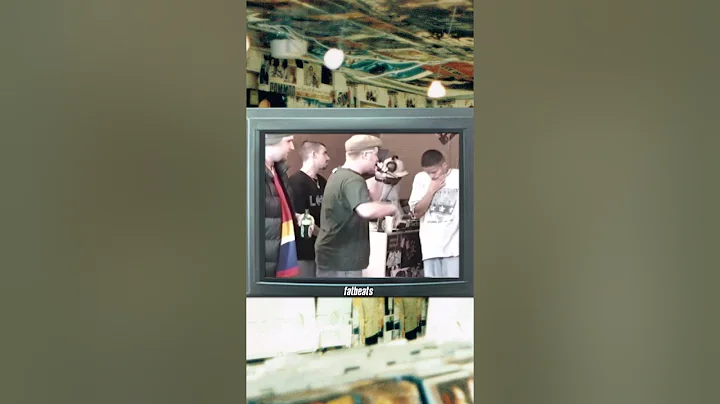 El-P on the mic at the opening of Fat Beats' 2nd NYC location on 6th Ave - August, '96 #rap #hiphop