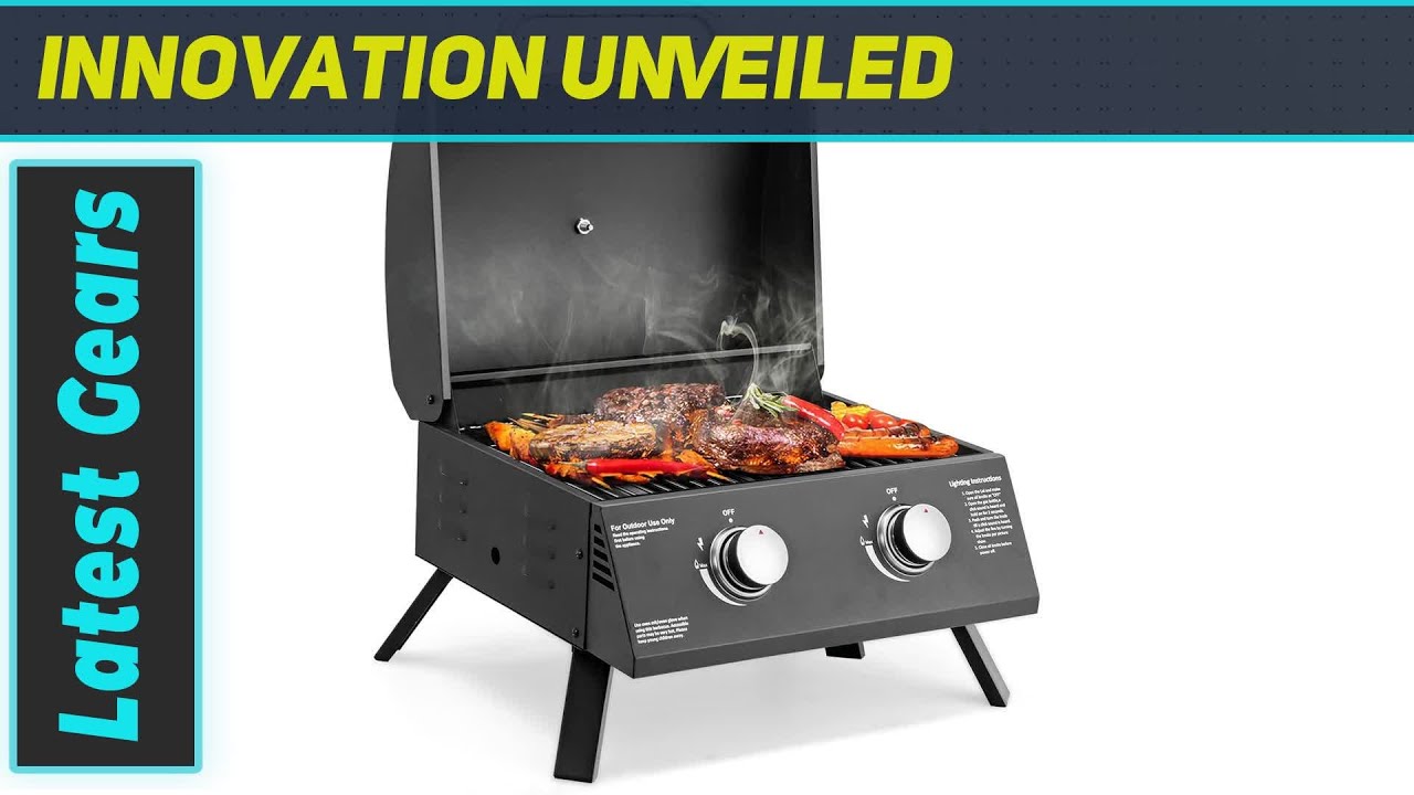 Portable Gas Grill Review COSTWAY 20,000 BTU Tabletop Barbecue Grill