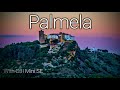 Palmela a small portuguese city with drone