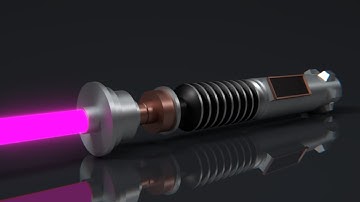 Blender tutorial - Light saber. HD