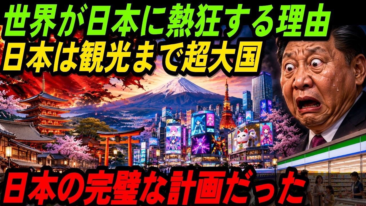 外国人が日本にハマる本当の理由|4270万人が訪れた観光大国の底力|フランスもイタリアも超えた観光大国の正体
