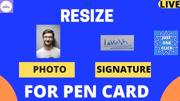 How To Resize Your Photo & Signature For Pan Card | NSDL Pan Card | UTI Pan Card