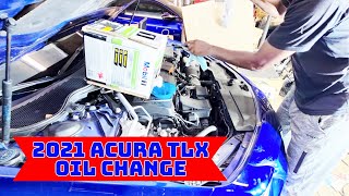 2021 Acura TLX ASPEC | OW-20 Oil Change | 4 Cylinder
