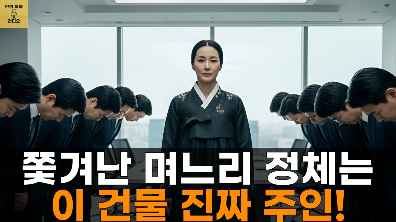 장례식장에서 짐덩어리라고 쫓아냈습니다 며느리 정체 건물주인