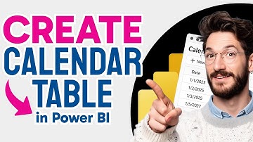 How to CREATE a CALENDAR TABLE in Power BI (Step by Step) 2025