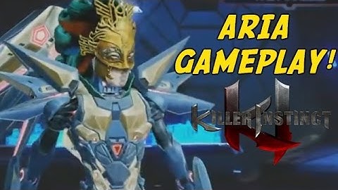 Killer Instinct Aria Gameplay With Ultra Combo and Victory Pose!