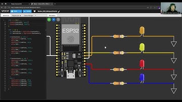 Trabajo Opcional S02 | Parpadeo de LEDs con Pulsadores en ESP32