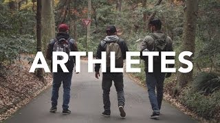 PICKUP,  KIDO and TAWFIQ, Arthletes in Japan 