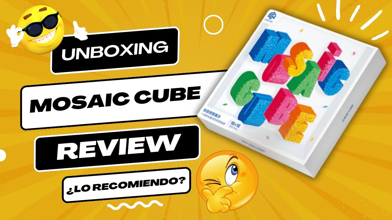COMPRÉ 100 MINI CUBOS DE RUBIK | REVIEW GAN MOSAIC CUBE 10x10