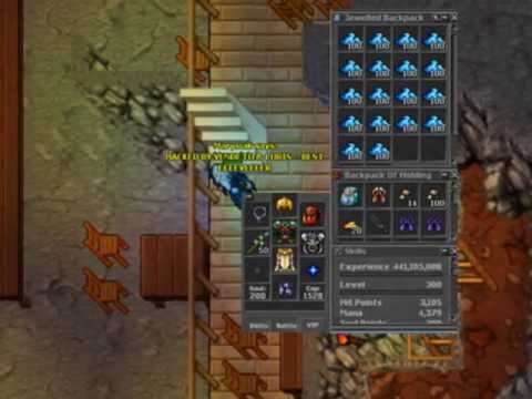 Epic Tibia hacks by Vendeto & Luris - 2011 - high levels - PART II