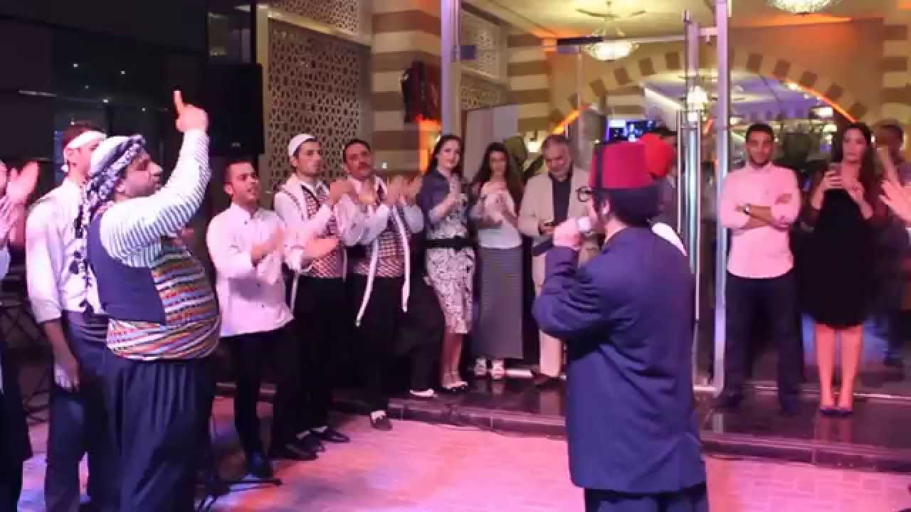 فرقة فرسان الشام و عرض و لا اروع في افتتاح مطعم باب توما