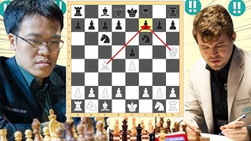 Aggressive Chess Game : 141 By Magnus Carlsen vs Lê Quang Liêm #chess #chesscom #checkmate 