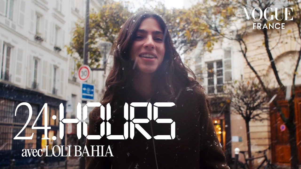 24H avec la mannequin Loli Bahia à Paris (sous la neige) | Vogue France