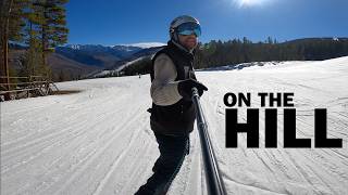 How firm is the first run of the day at Vail during record low snowpack? On the Hill March 25, 2026
