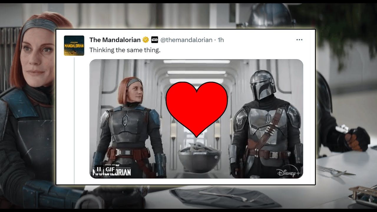 THEY TWEETED IT! Bo Katan x Din Djarin Romance Mandalorian BoDinFTW