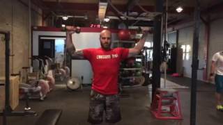 Db upright row to scarecrow