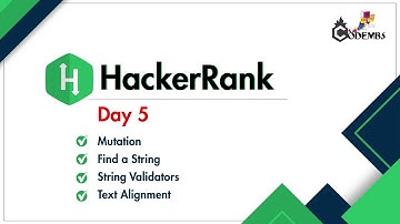 Day 5 | HackerRank Python Challenge | Mutation, Find a String, String Validators & Text Alignment