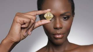 Celebrating the Origin of Natural Diamonds - a South African yellow diamond.