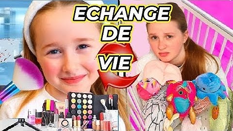 ON  ECHANGE nos VIE avec ma SOEUR pendant 24H00 - ALICIA N ´AIME PAS SA VIE