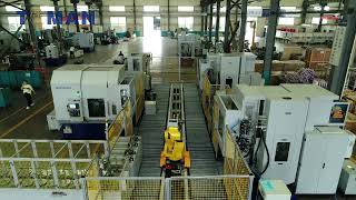 TOMAN Gear hobbing  chamfering  shaving Automatic Production Line Joint Robot Assembly Line