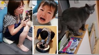 自宅待機家族。ルンバ好き５歳＆ルンバ怖がる１歳、あとゲームママとか猫とか