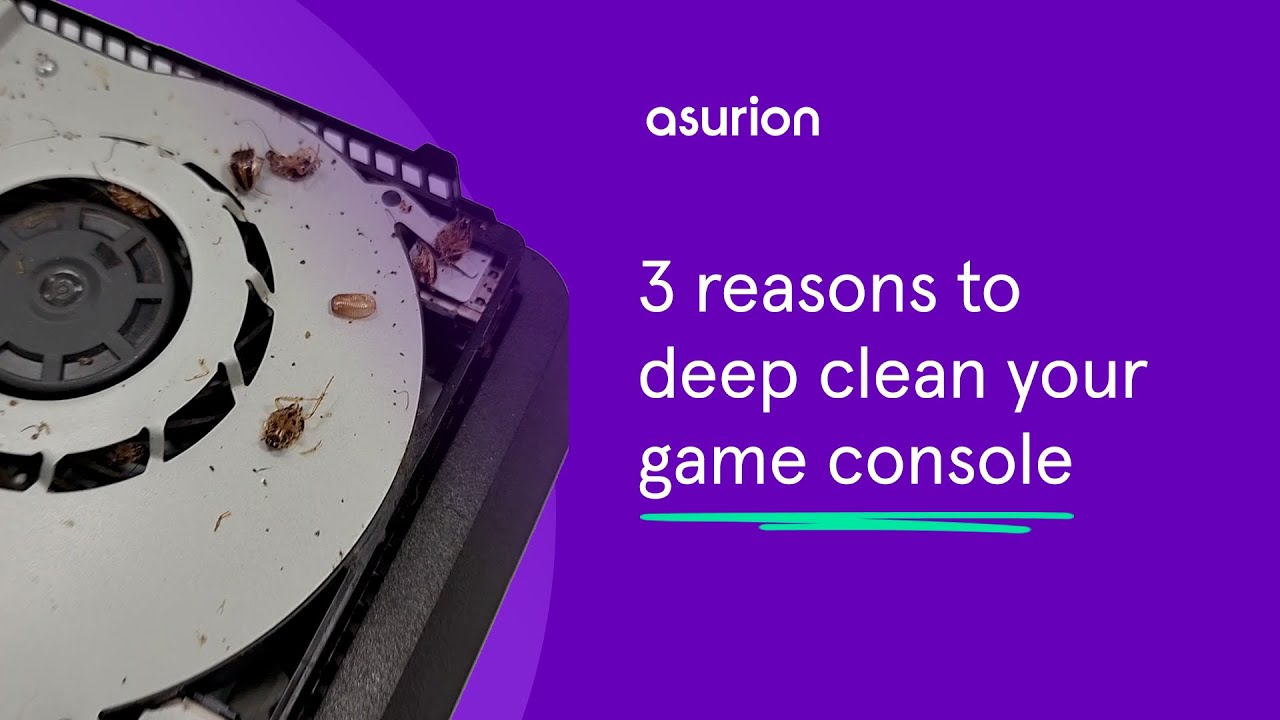 3 reasons to deep clean your video game console Asurion YouTube