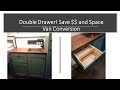 Double Drawer, Save Money and Space!! DIY Van Conversation, NV2500, Storage Ideas