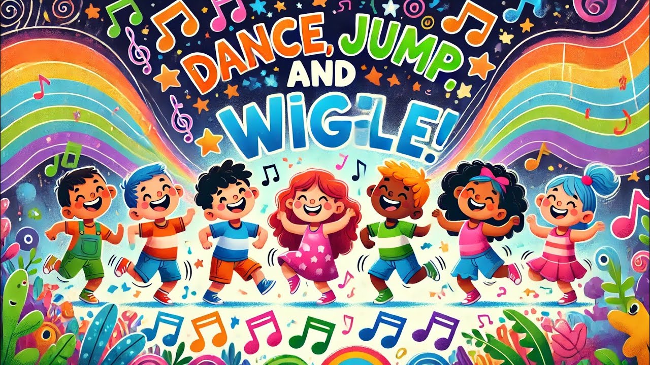 Dance, Jump, and Wiggle! 🕺 | Nonstop Fun Dance Song for Kids | Little ...