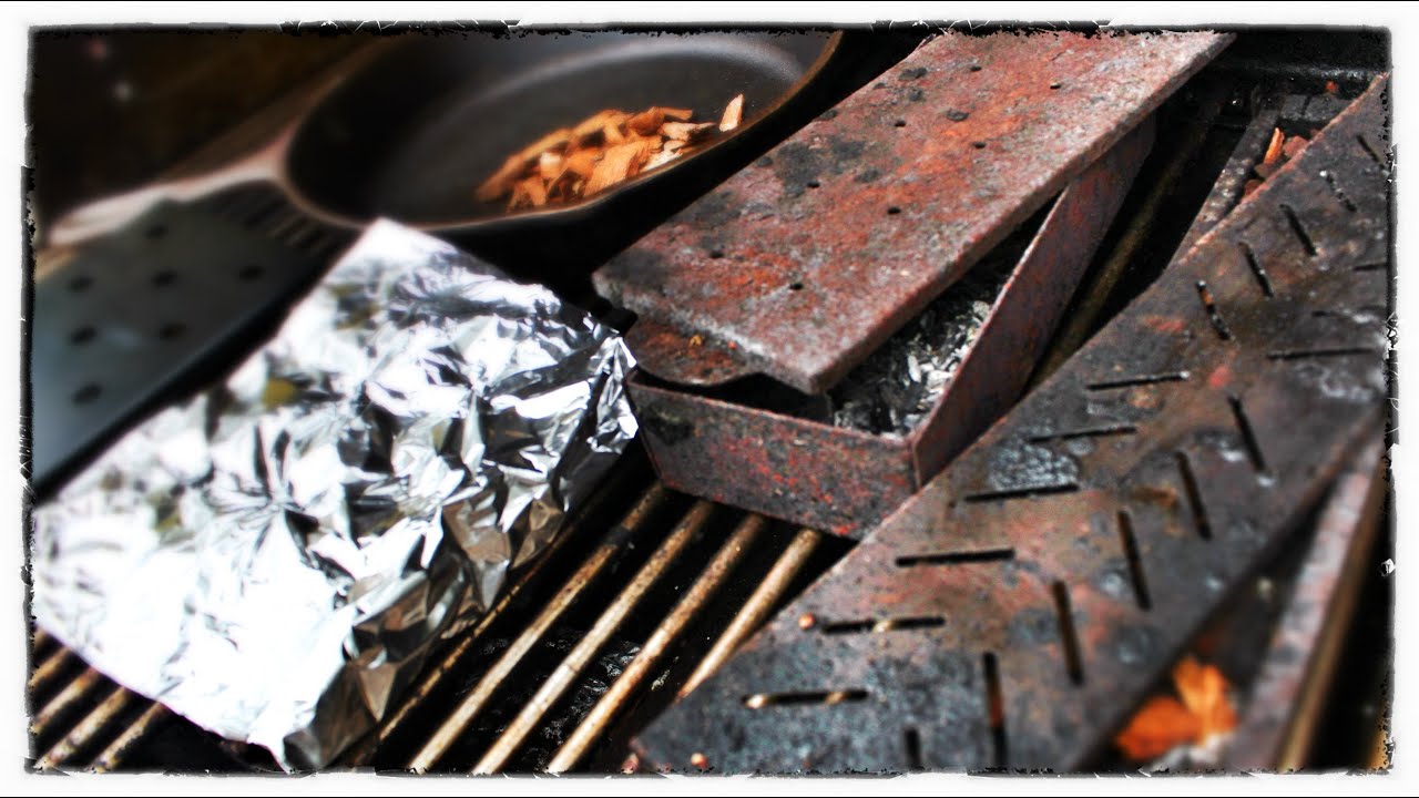 Smoking with a Wood Chip Foil Pouch - Girls Can Grill