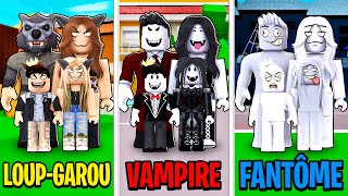 FAMILLE LOUP GAROU vs FAMILLE VAMPIRE vs FAMILLE FANTÔME !! (Brookhaven RP) screenshot 4