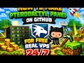 HOW TO MAKE PTERODACTYL PANEL FOR FREE GITHUB REAL VPS 24/7