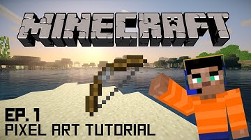 Minecraft: Pixel Art Tutorial Ep. 1 - Bow