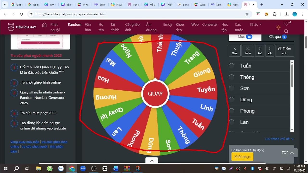 HƯỚNG DẪN 5 CÁCH TẠO VÒNG QUAY MAY MẮN TỪ A-Z
