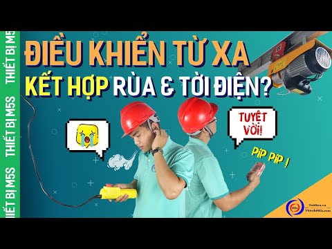Video [ Rùa tời điện 1 tấn ] - Kết hợp điều khiển từ xa giữa... - youtube