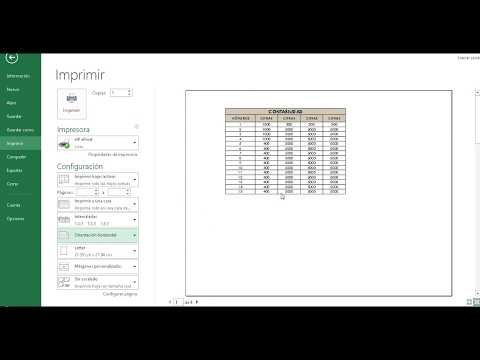 Excel - Orientación