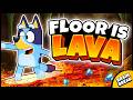 🌋 BLUEY FLOOR IS LAVA 🌋Brain Break for Kids | Bluey Freeze Dance | Dance Songs for Kids | Danny Go