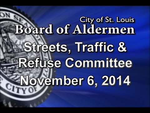weekly meetings agenda Streets Traffic and Refuse 11 06 2014