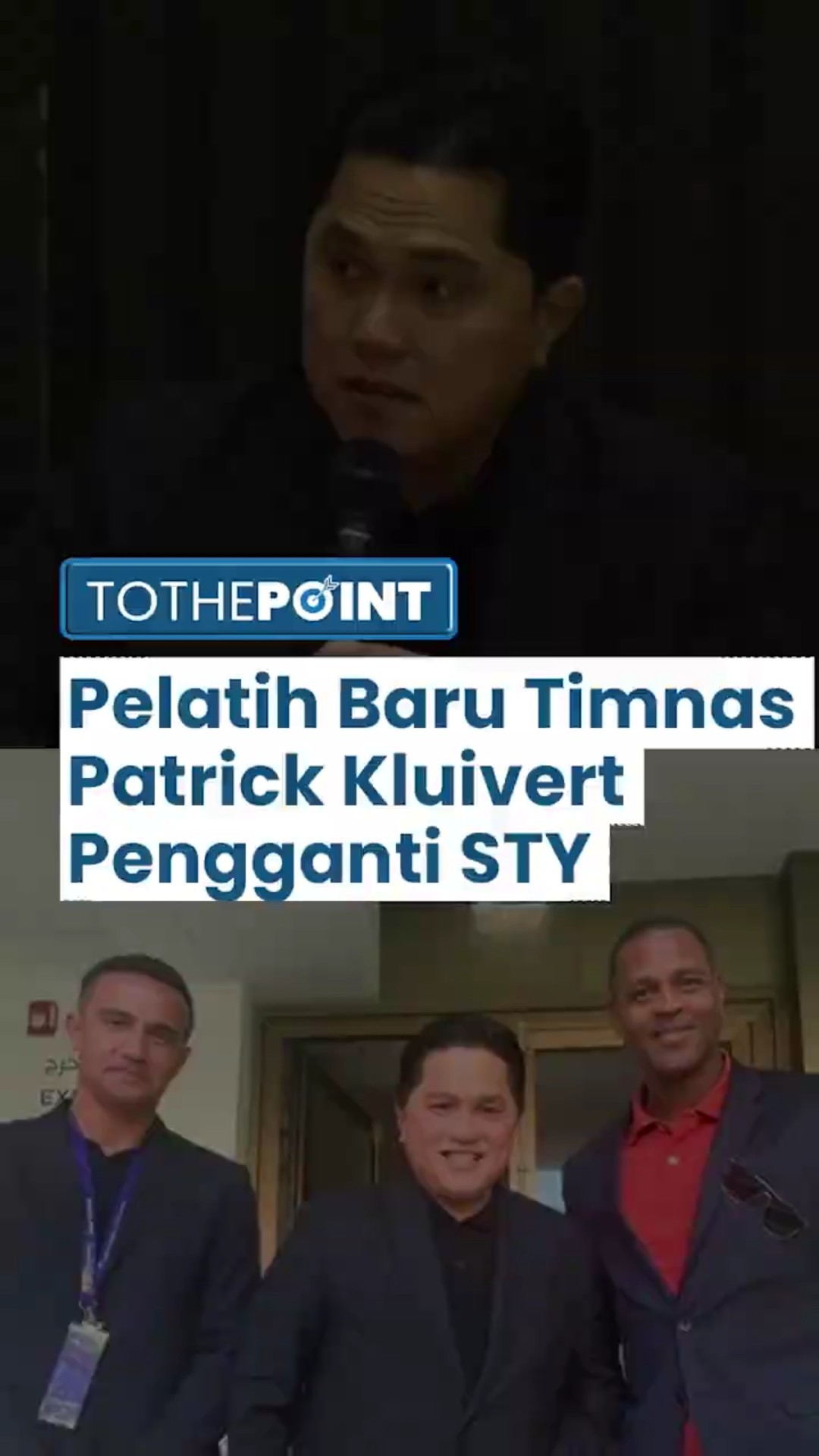 Erick Thohir akan Umumkan Pelatih Baru Timnas Pengganti STY, Fabrizio Romano sebut Patrick Kluivert