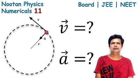 Uniform Circular Motion Q4 Class 11 Nootan Physics Numericals