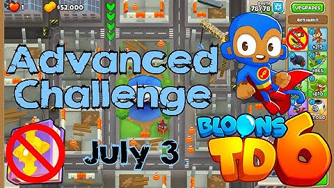 Bloons TD 6 Advanced Challenge | Smart Spending V2 | No Hero No MK No Powers Used | July 3 2022