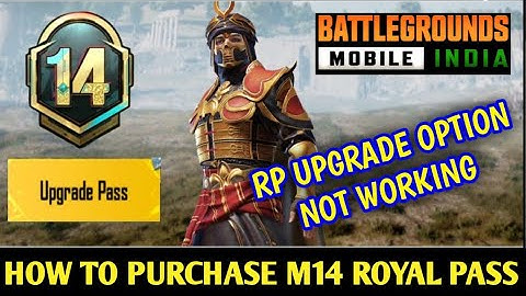 HOW TO PURCHASE M14 ROYAL PASS IN BGMI 🔥 BGMI M14 RP UPGRADE PASS OPTION NOT WORKING PROBLEM FIX