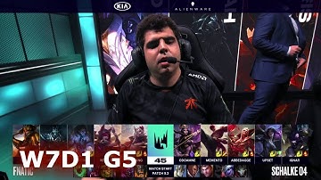 Fnatic vs FC Schalke 04 | S9 LEC Spring 2019 Week 7 Day 1 | FNC vs S04 W7D1