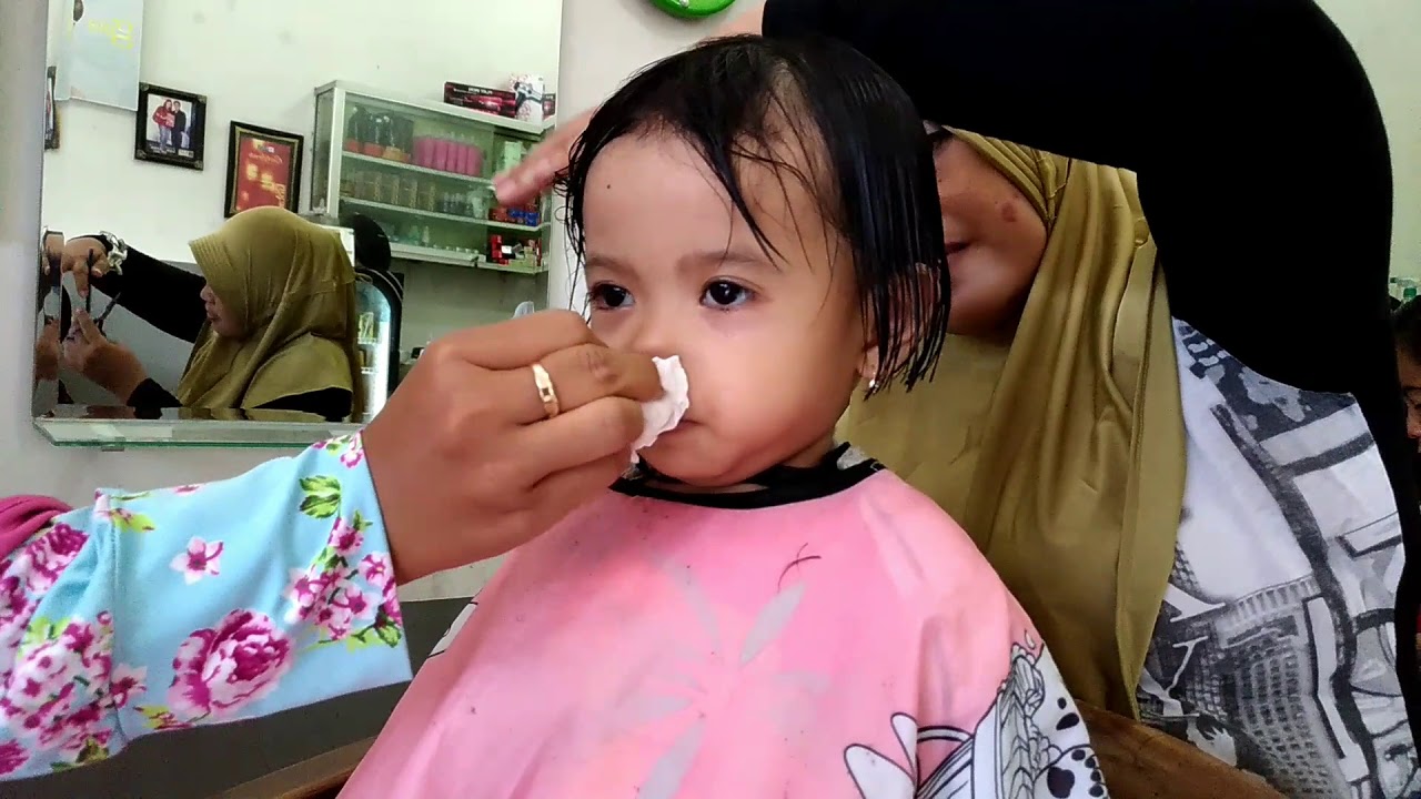 Vlog Aira Potong  Rambut  Anak  di Salon Model  Rambut  Anak  